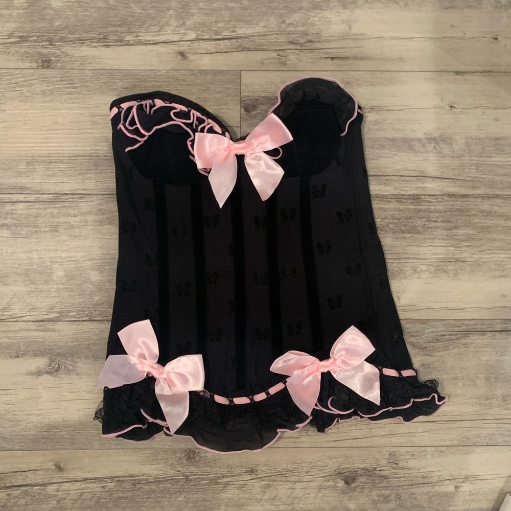 Sexy black corset size small